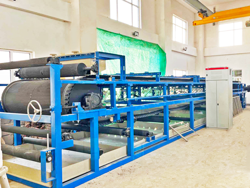 真空带式过滤机-河北唐山硫酸钙处理现场